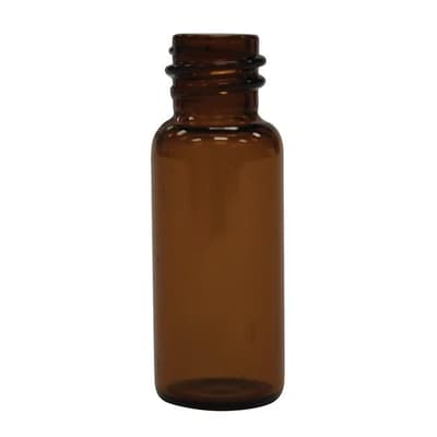 Chromatography Research Supplies 1.8 mL, 9 mm Amber Screw Vial w/ Cert. for Dimension and Cleanliness (100/pk)